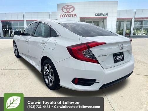Taffeta White 2017 Honda Civic LX