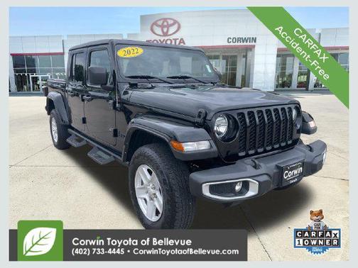 Black Clearcoat 2022 Jeep Gladiator Sport S