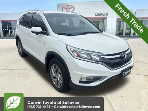 White Diamond Pearl 2015 Honda CR-V EX-L