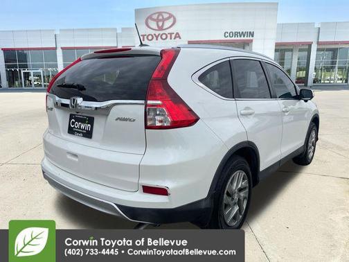 White Diamond Pearl 2015 Honda CR-V EX-L