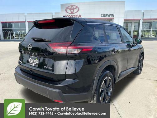 Super Black 2024 Nissan Rogue SV
