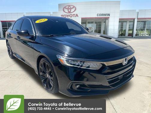 Crystal Black Pearl 2021 Honda Accord Sport SE 1.5T