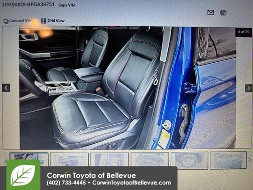 Atlas Blue Metallic 2023 Ford Explorer XLT