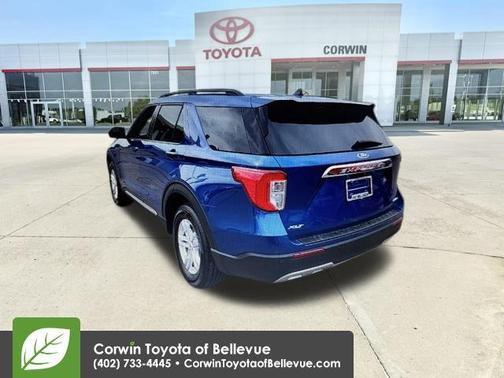 Atlas Blue Metallic 2023 Ford Explorer XLT