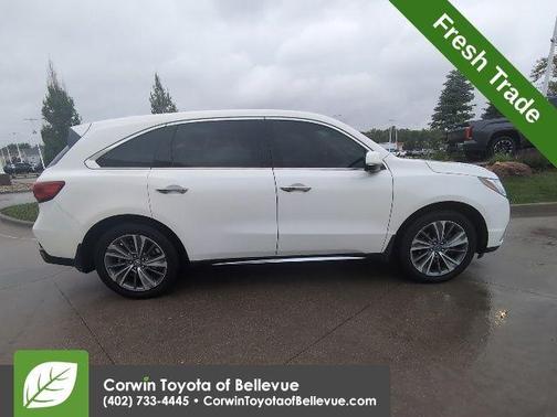 White Diamond Pearl 2017 Acura MDX 3.5L w/Technology Package