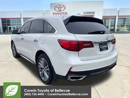 White Diamond Pearl 2017 Acura MDX 3.5L w/Technology Package