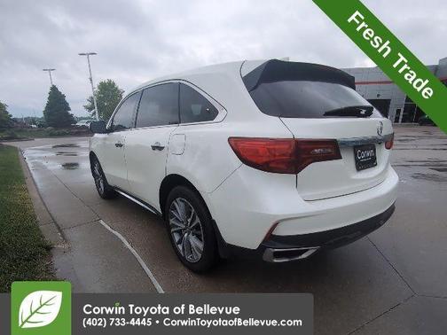 White Diamond Pearl 2017 Acura MDX 3.5L w/Technology Package