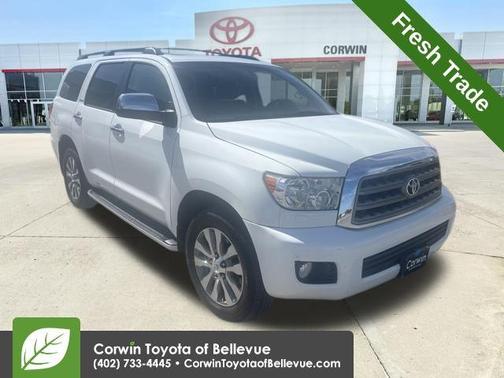 Super White 2017 Toyota Sequoia Limited
