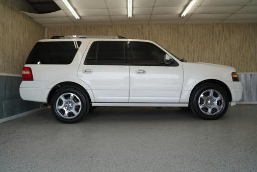 White Platinum Metallic Tri-Coat 2013 Ford Expedition Limited
