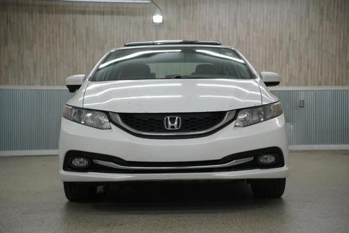 White Orchid Pearl 2015 Honda Civic EX-L
