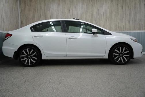White Orchid Pearl 2015 Honda Civic EX-L