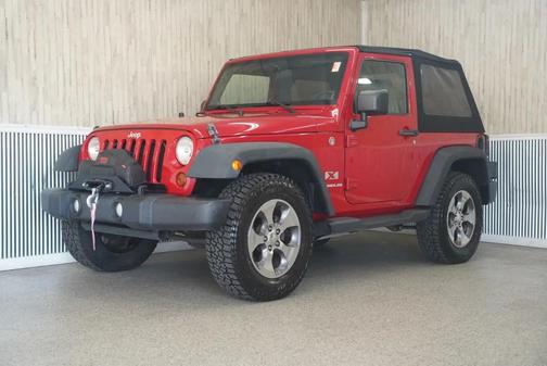 Flame Red Clearcoat/Black Hard Top 2009 Jeep Wrangler X