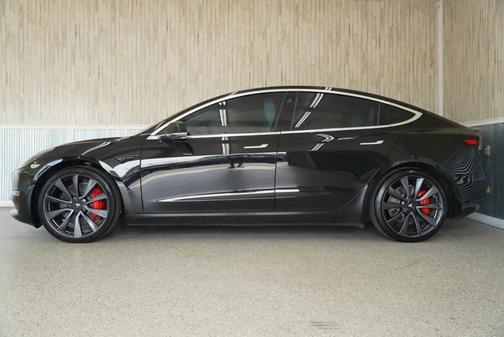 Solid Black 2020 Tesla Model 3 Performance