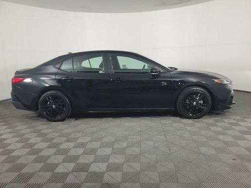 Midnight Black Metallic 2025 Toyota Camry SE