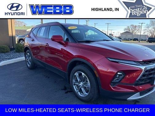 Radiant Red 2024 Chevrolet Blazer LT