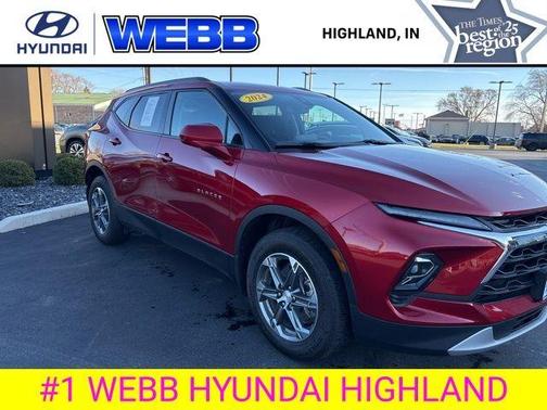 Radiant Red 2024 Chevrolet Blazer LT