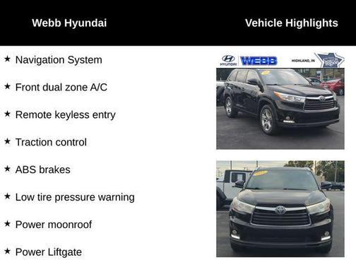 2016 Toyota Highlander Limited Platinum