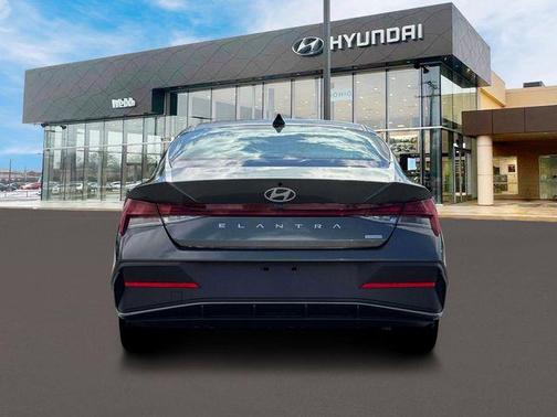 Amazon Gray 2026 Hyundai ELANTRA HEV Blue