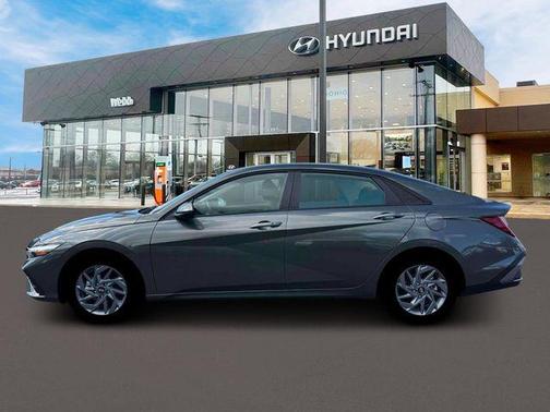 Amazon Gray 2026 Hyundai ELANTRA HEV Blue