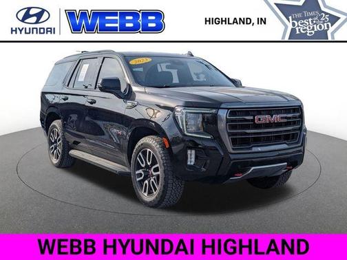 Onyx Black 2023 GMC Yukon AT4