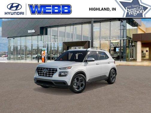 Lunar White 2026 Hyundai VENUE SEL SUV