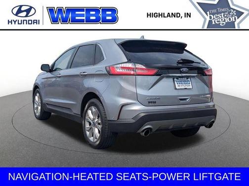 Silver Metallic 2020 Ford Edge Titanium