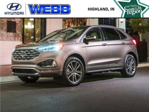 Silver Metallic 2020 Ford Edge Titanium