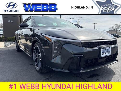 Gray 2025 Kia K4 GT-Line