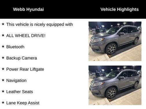 2019 Honda Pilot Elite