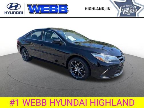 Midnight Black Metallic 2017 Toyota Camry XSE