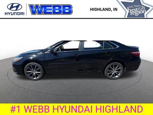 Midnight Black Metallic 2017 Toyota Camry XSE