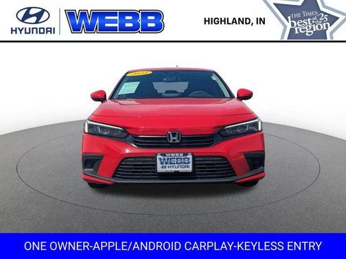 Red 2023 Honda Civic LX