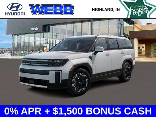 White 2026 Hyundai SANTA FE SE