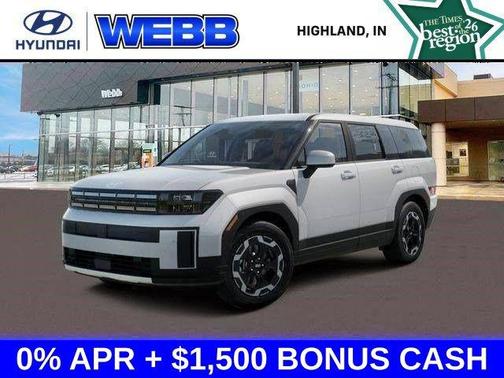 White 2026 Hyundai SANTA FE SE
