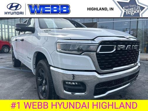 Bright White Clearcoat 2025 RAM 1500 Big Horn/Lone Star