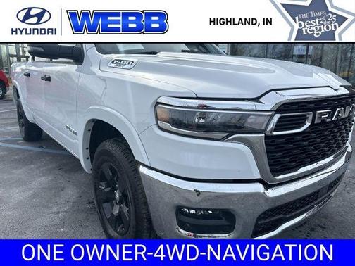 Bright White Clearcoat 2025 RAM 1500 Big Horn/Lone Star