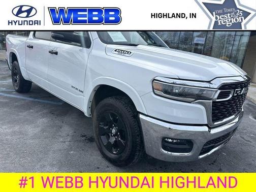 Bright White Clearcoat 2025 RAM 1500 Big Horn/Lone Star