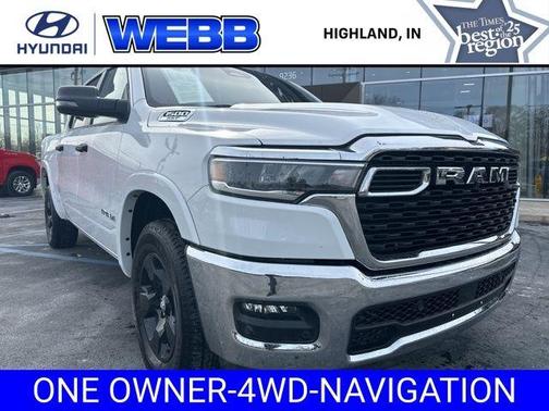 Bright White Clearcoat 2025 RAM 1500 Big Horn/Lone Star