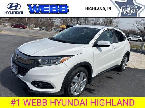 Platinum White Pearl 2019 Honda HR-V EX-L