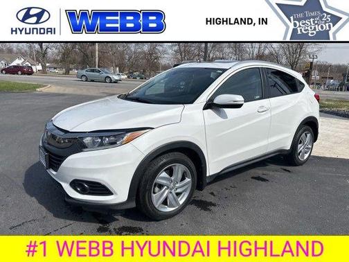 Platinum White Pearl 2019 Honda HR-V EX-L
