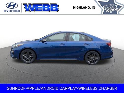 Deep Sea Blue 2020 Kia Forte GT-Line