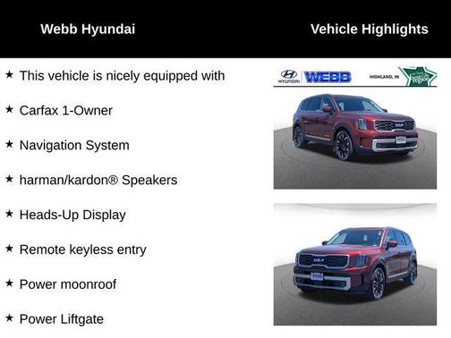 Red 2024 Kia Telluride SX-Prestige
