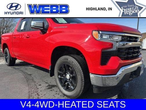 Red 2024 Chevrolet Silverado 1500 LT