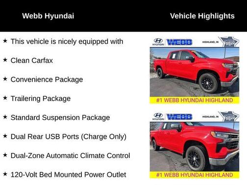 Red 2024 Chevrolet Silverado 1500 LT