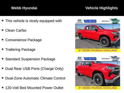 Red 2024 Chevrolet Silverado 1500 LT