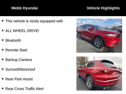 2022 Acura MDX Technology