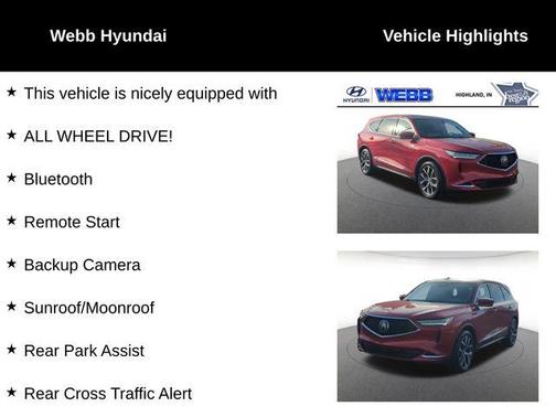 2022 Acura MDX Technology