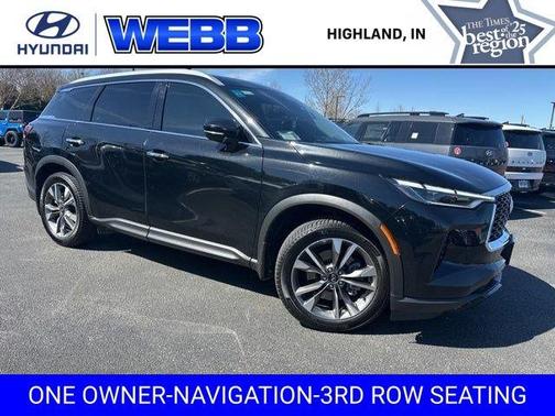 Mineral Black 2023 INFINITI QX60 Luxe