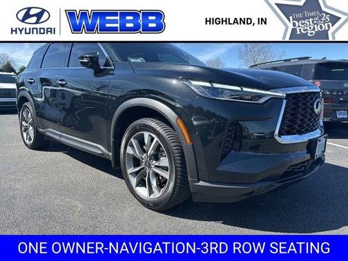 Mineral Black 2023 INFINITI QX60 Luxe