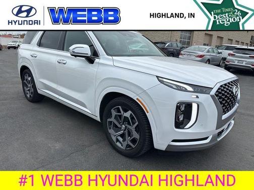 Hyper White 2021 Hyundai PALISADE Calligraphy